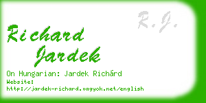 richard jardek business card